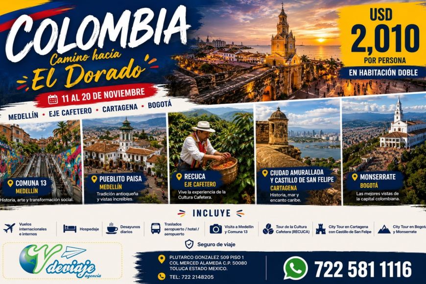 COLOMBIA EL CAMINO HACIA EL DORADO
